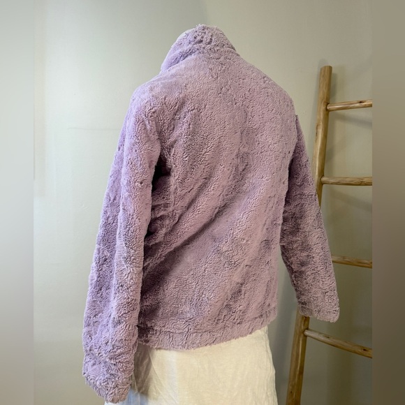 The North Face Mossbud Swirl Reversible Jacket iStarry Purple Scatter Small - Picture 5 of 6